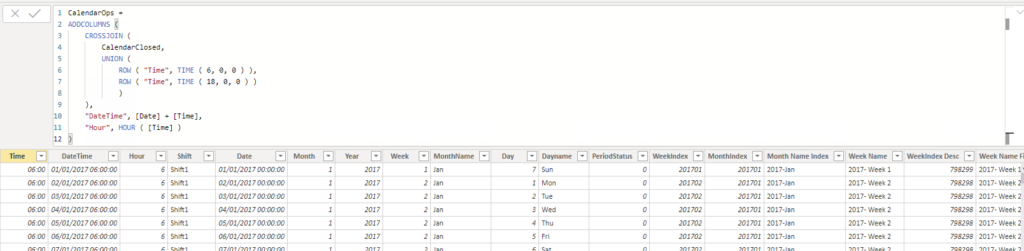 Power BI Extend Calendar With Shifts Or Hours ARBISTECH