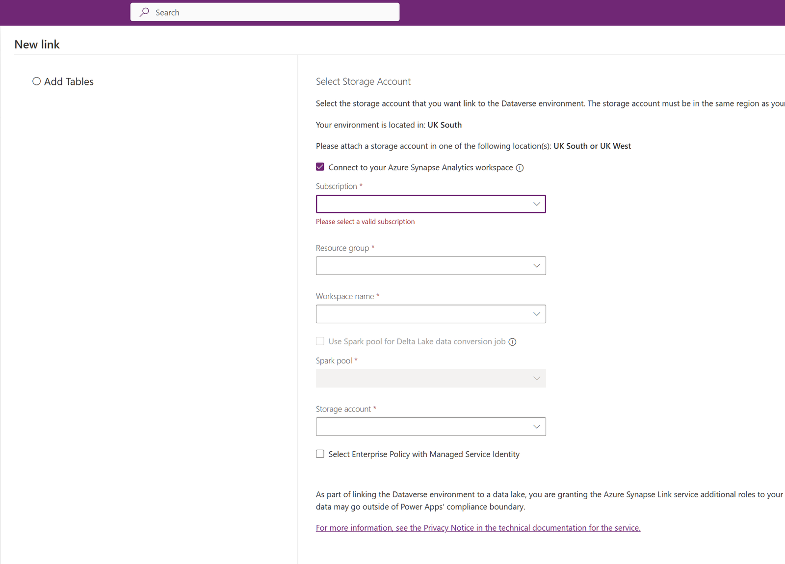 Dataverse / D365FO Azure Synapse Link Setup notes - ARBISTECH
